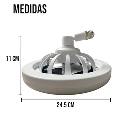 CDMX-VENTILADOR DE TECHO CON LUZ LED Y CONTROL REMOTO