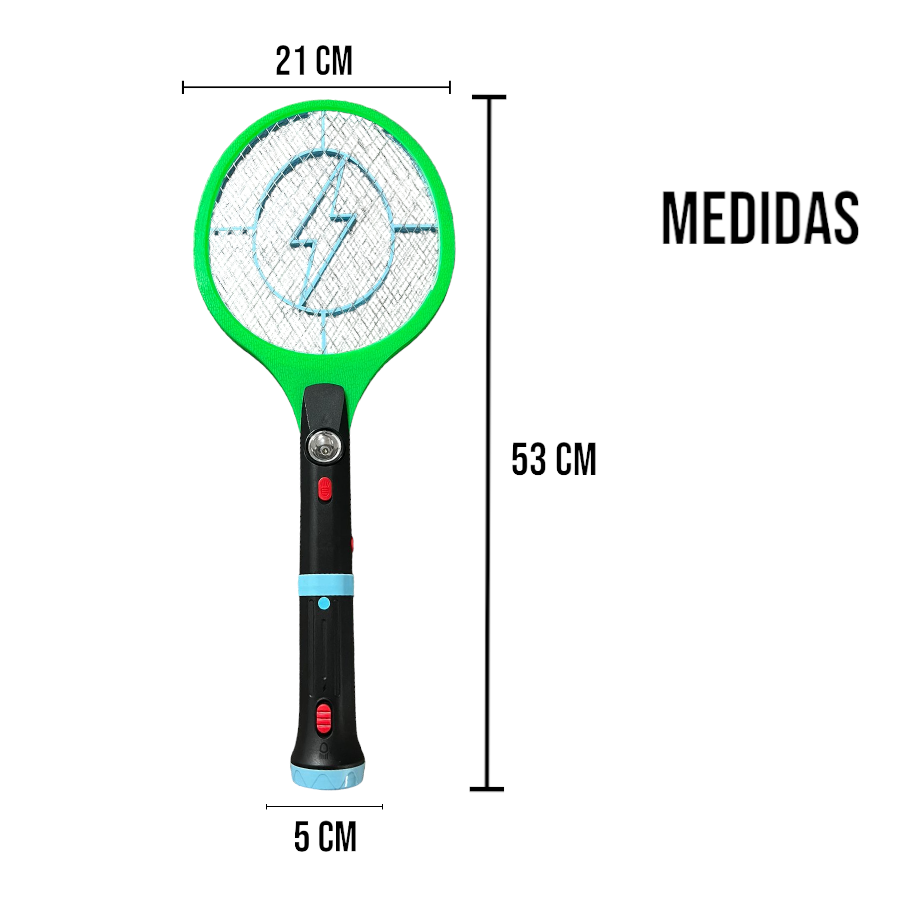 CDMX-RAQUETA ELECTRICA RECARGABLE MATA MOSQUITOS