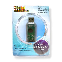 TARJETA DE SONIDO USB INTEGRADO DE 2 CANALES LITOY CO-Audio