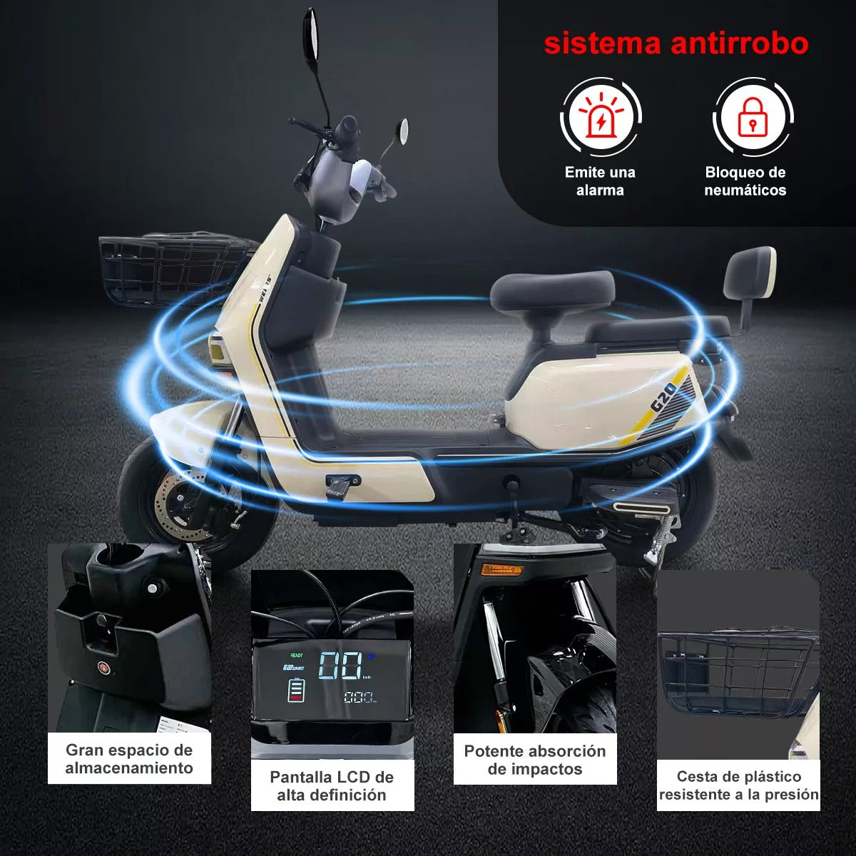 MOTO BICI ELECTRICA RONGY AO