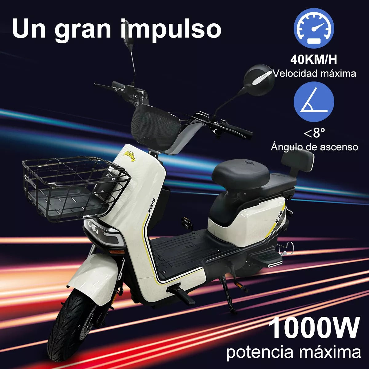 MOTO BICI ELECTRICA RONGY AO