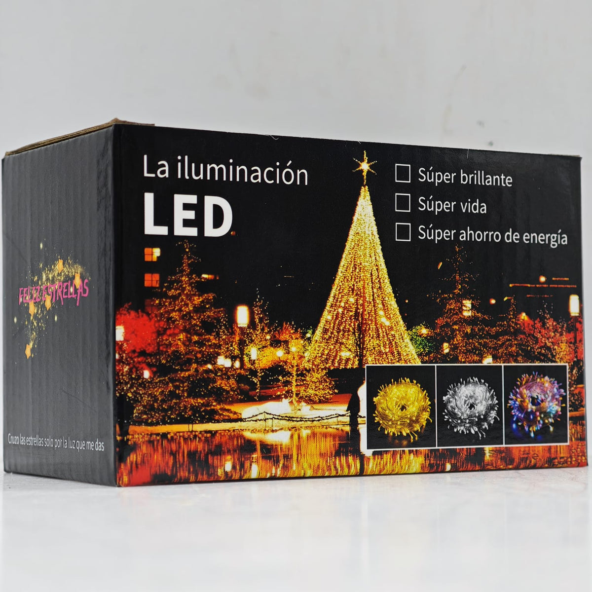 SERIE NAVIDEÑA 100 LED LUZ FRIA 7.5M HXD-2003