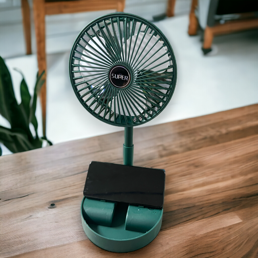 CDMX - MINI VENTILADOR DE ESCRITORIO AJUSTABLE CON TRES VELOCIDADES