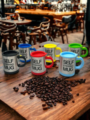 CDMX - Taza Auto mezclable de Acero Inoxidable / SELF STIRRING MUG