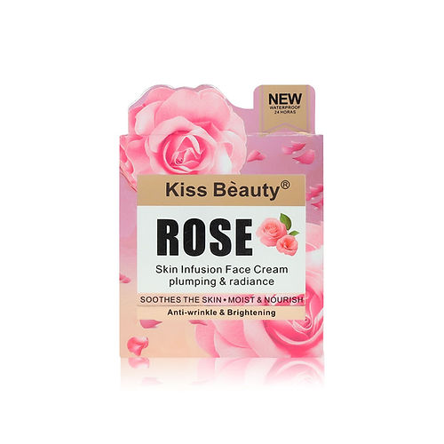 (12 piezas) Crema para rostro con agua de rosas 1211-03a SANIYE