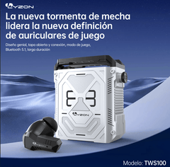 Audífonos Gamer Bluetooth TWS100 - Mishop Mexico
