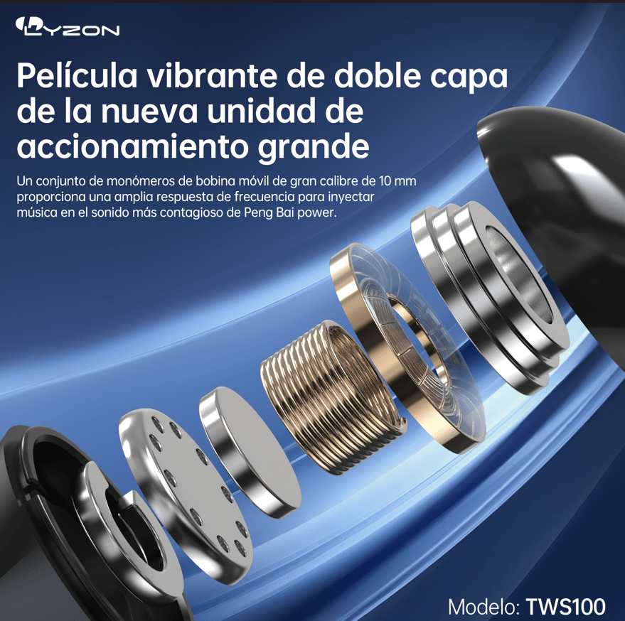 Audífonos Gamer Bluetooth TWS100 - Mishop Mexico