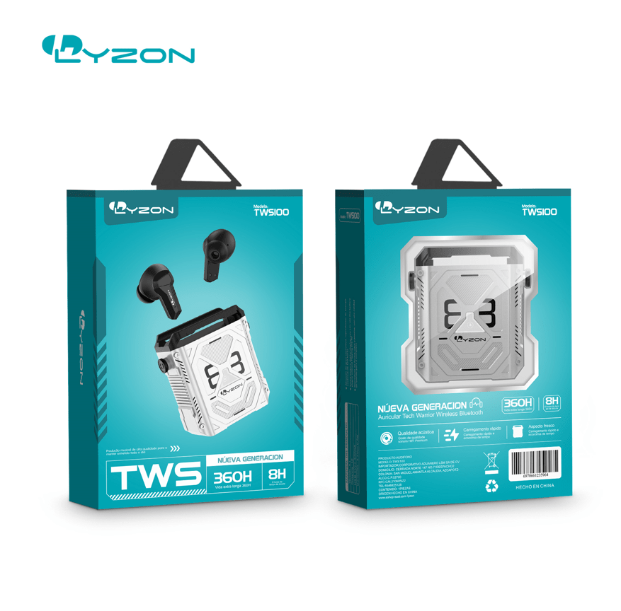 Audífonos Gamer Bluetooth TWS100 - Mishop Mexico