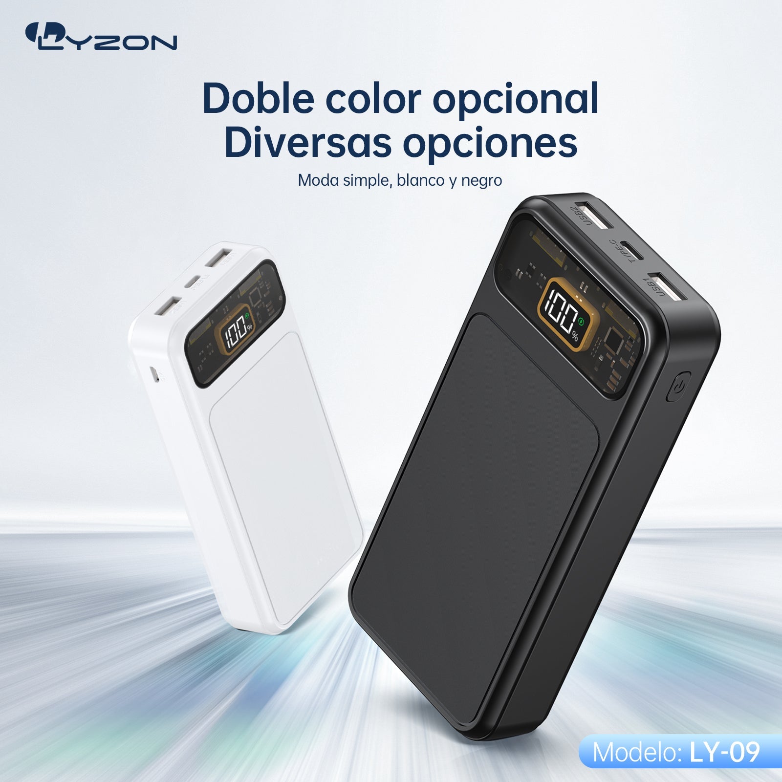 Batería Portátil PowerBanck LY - 09 - Mishop Mexico