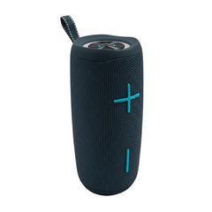 Bocina inalámbrica, cilíndrica con puerto tf, auxiliar y usb, sonido 360 y rgb - BS-X29