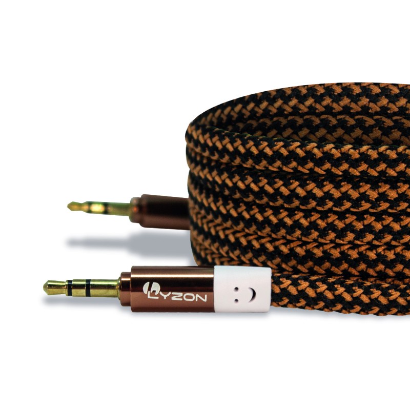 Cable Auxiliar Mini Jack de 3.5mm Tipo Macho-Macho CB120.