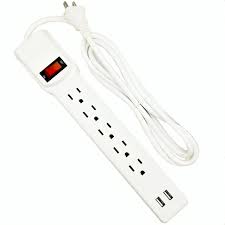 Multicontacto de 5 enchufes y 2 puertos USB - CHA-01U