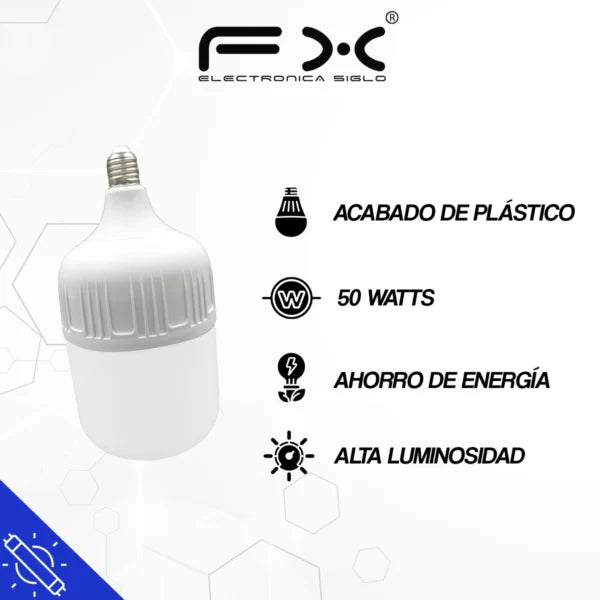 Foco bala led-50w