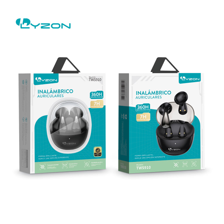 CDMX-AUDIFONO DE BLUETOOTH LYZON TWS910