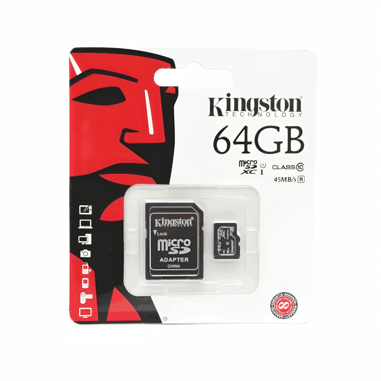 Memoria Micro SD Kingston 64 gb kingston-micro-64g