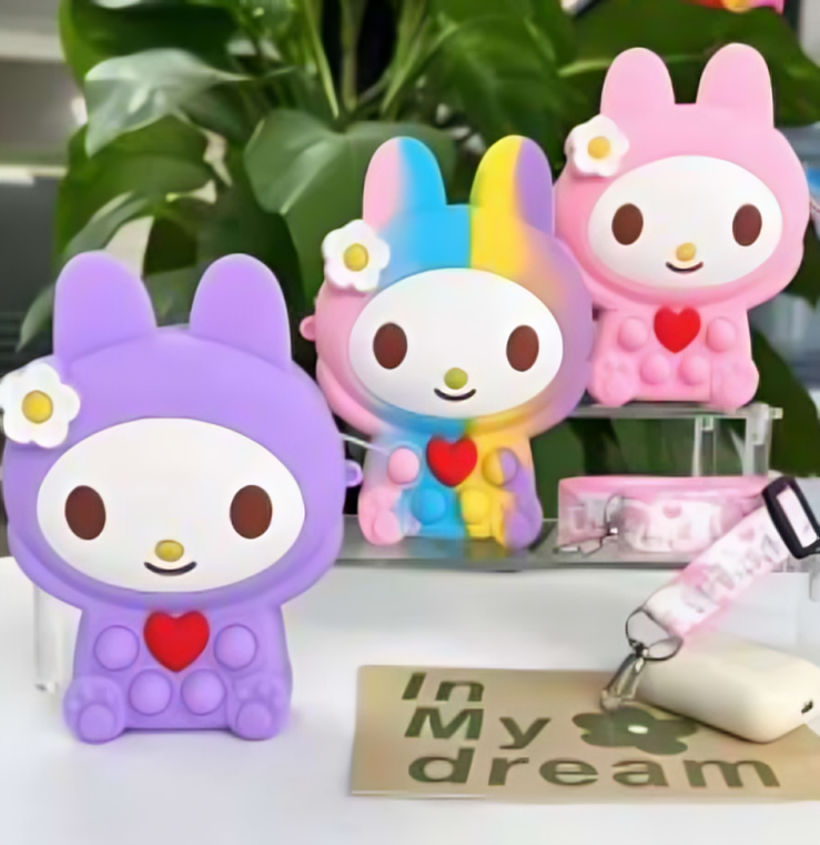 Monedero de silicona diseño Sanrio: my melody - KM-19