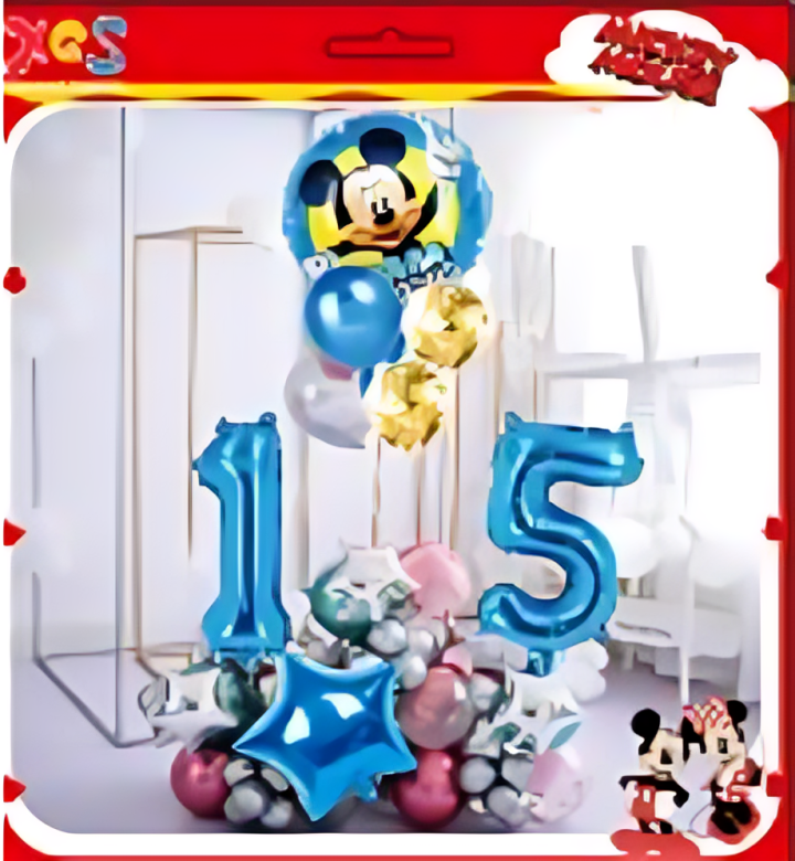 buquet de globos diseño de dibujos animados - 1626-38