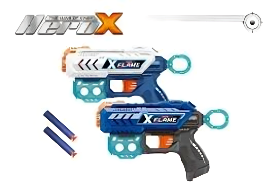 Pistola de juguete con balas nerf - KG-JLX7212