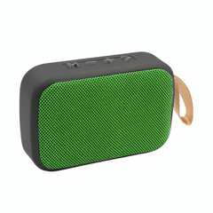 Mini bocina bluetooth con entrada usb y micro sd + asa, tamaño 11.5 x 7.5 cm LU88304