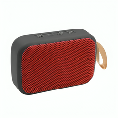 Mini bocina bluetooth con entrada usb y micro sd + asa, tamaño 11.5 x 7.5 cm LU88304