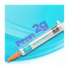 Pasta térmica disipadora de calor ideal para refrigerar el procesador sin agentes corrosivos, 2g  CON.121