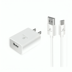 Combo cargador con entrada v8 de carga rápida a 1a / ch.90