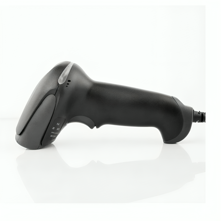 Lector láser de plástico para código de barras en forma de pistola con entrada usb / con.52