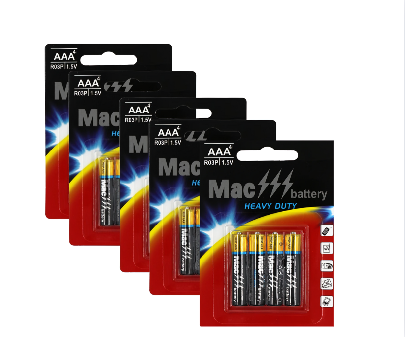 Paquete de 4 pilas AAA R03P BA021