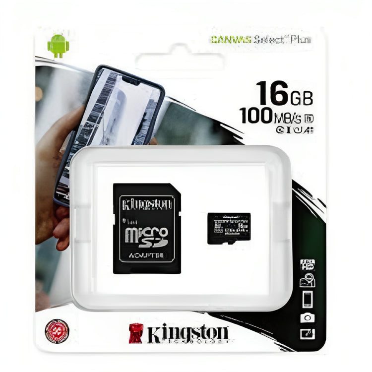 MICRO SD 16GB  16G.MICRO.KINGSTON(NEGRO)