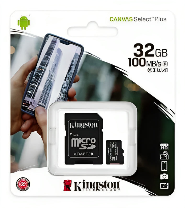 MICRO SD 32GB  32G.MICRO.KINGSTON(NEGRO)