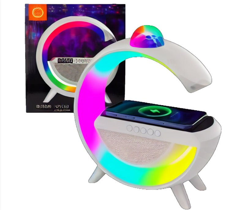 Bocina Bluetooth Lampara Rgb Con Carga Inalambrica ZENYU ZY-G2388