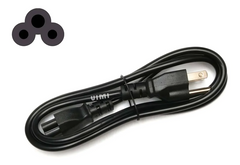 Cable de corriente trifásico para laptop de 1.2 metros / 2.5a 250v WI.26