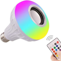 CDMX - Foco LED Bocina Bluetooth con Control Remoto